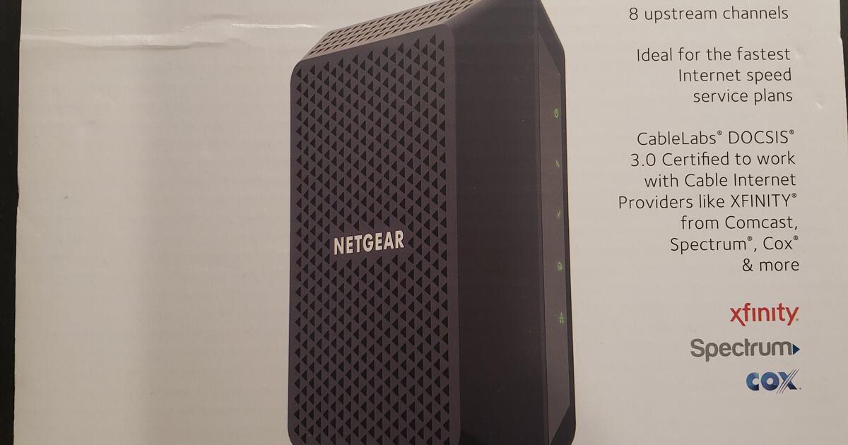 NETGEAR CM700 high speed modem for 55 in Palm Springs, CA Finds