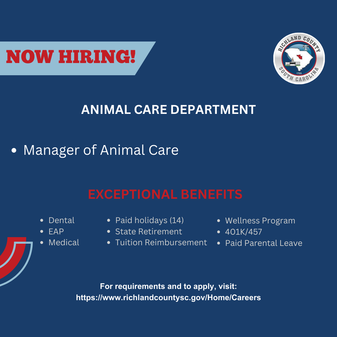 The Department of Animal Care provides residents with a range of animal ...