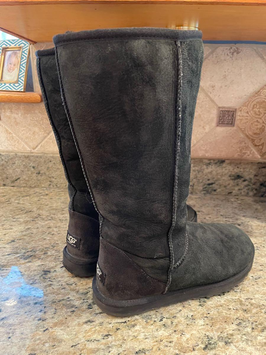 Tall Black Ugg Boots Size 8 For $50 In 