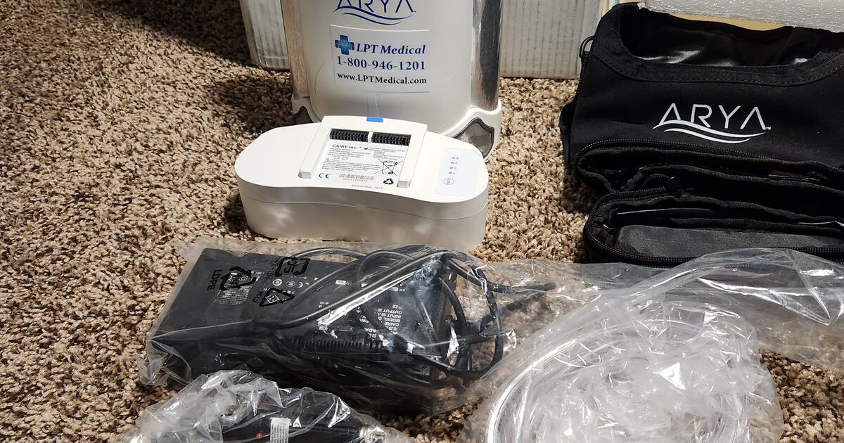 ARYA portable oxygen concentrator, model AS200A for 2600 in