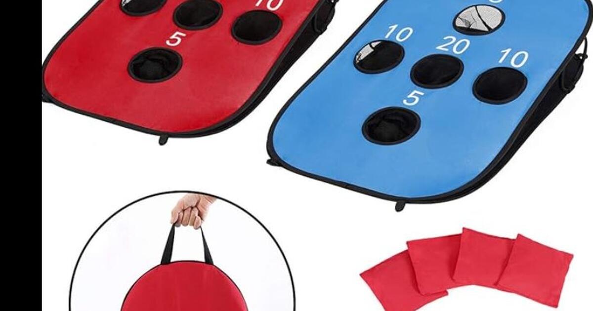 Portable Collapsible Cornhole Game Set With Carrying Case Brand new