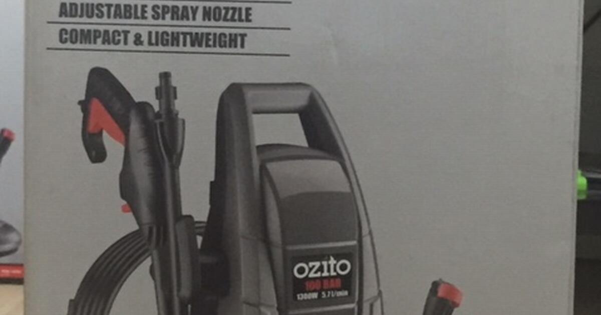 Ozito 1300w deals 1450psi pressure washer