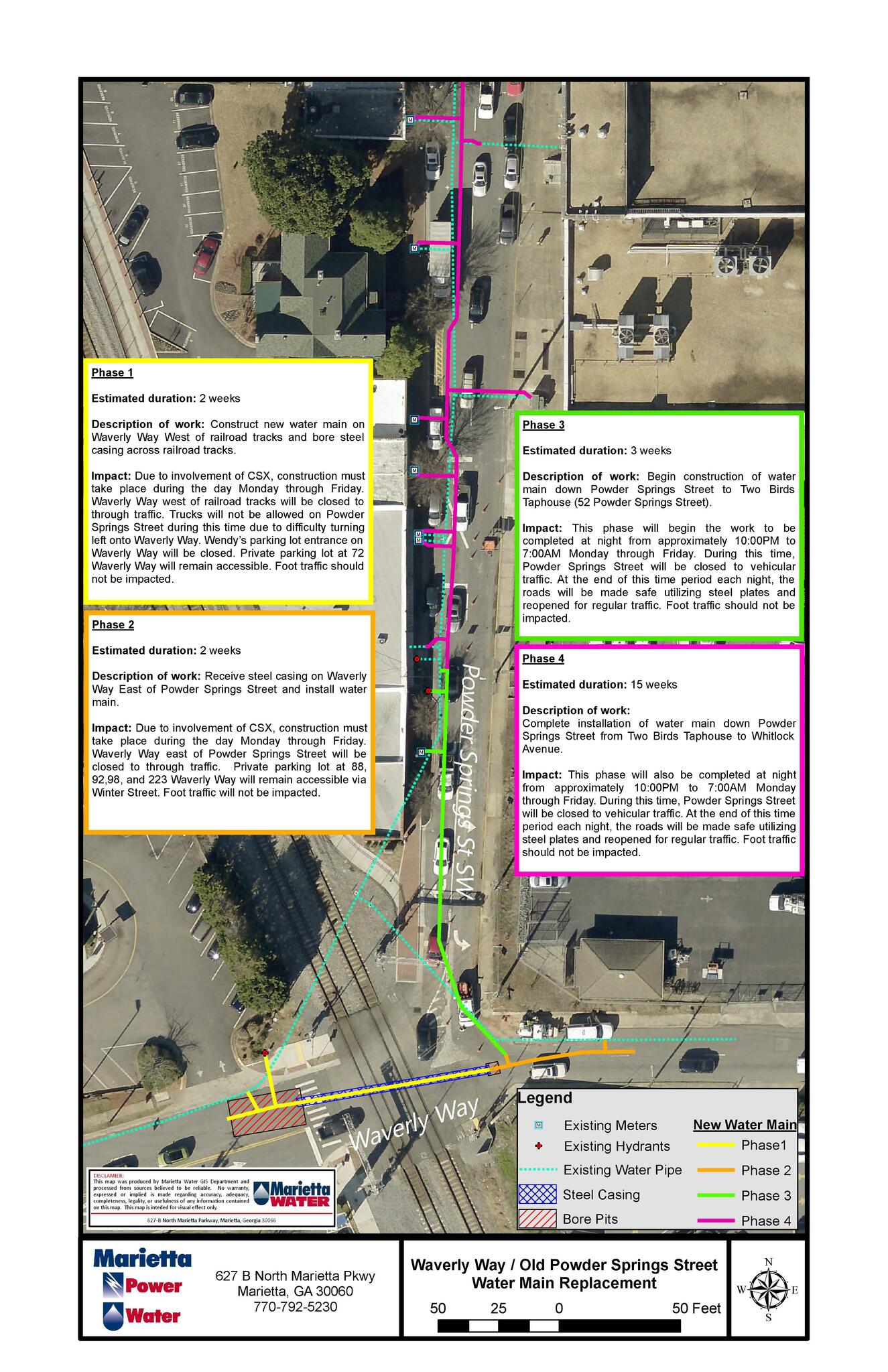Marietta Water to Begin Construction on Vital Water Main Replacement
