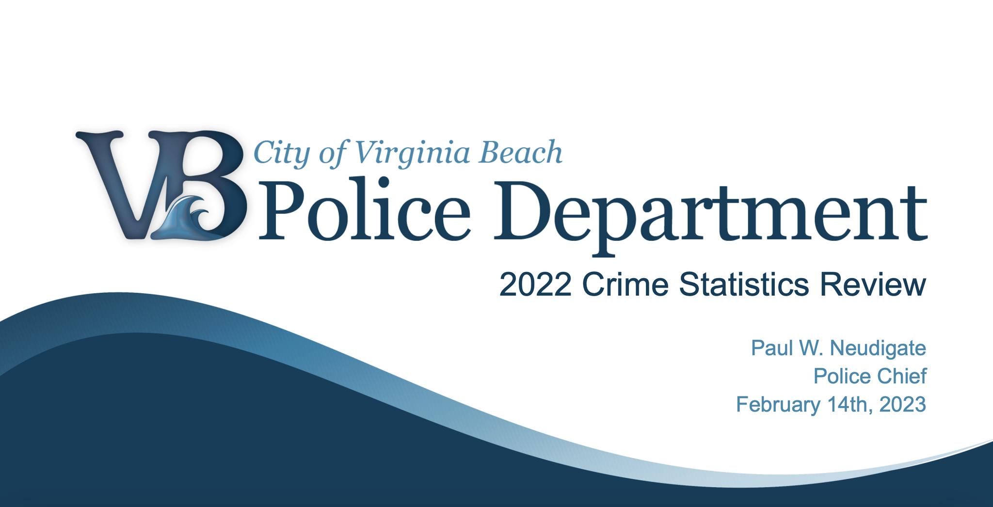 Virginia Beach Police Department Releases 2022 Crime Data (Virginia