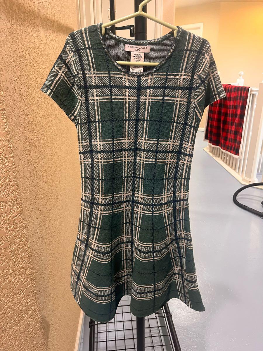 Sincerely Jules Girls Green Plaid Dress For $15 In Erie, CO | For Sale &  Free  Nextdoor