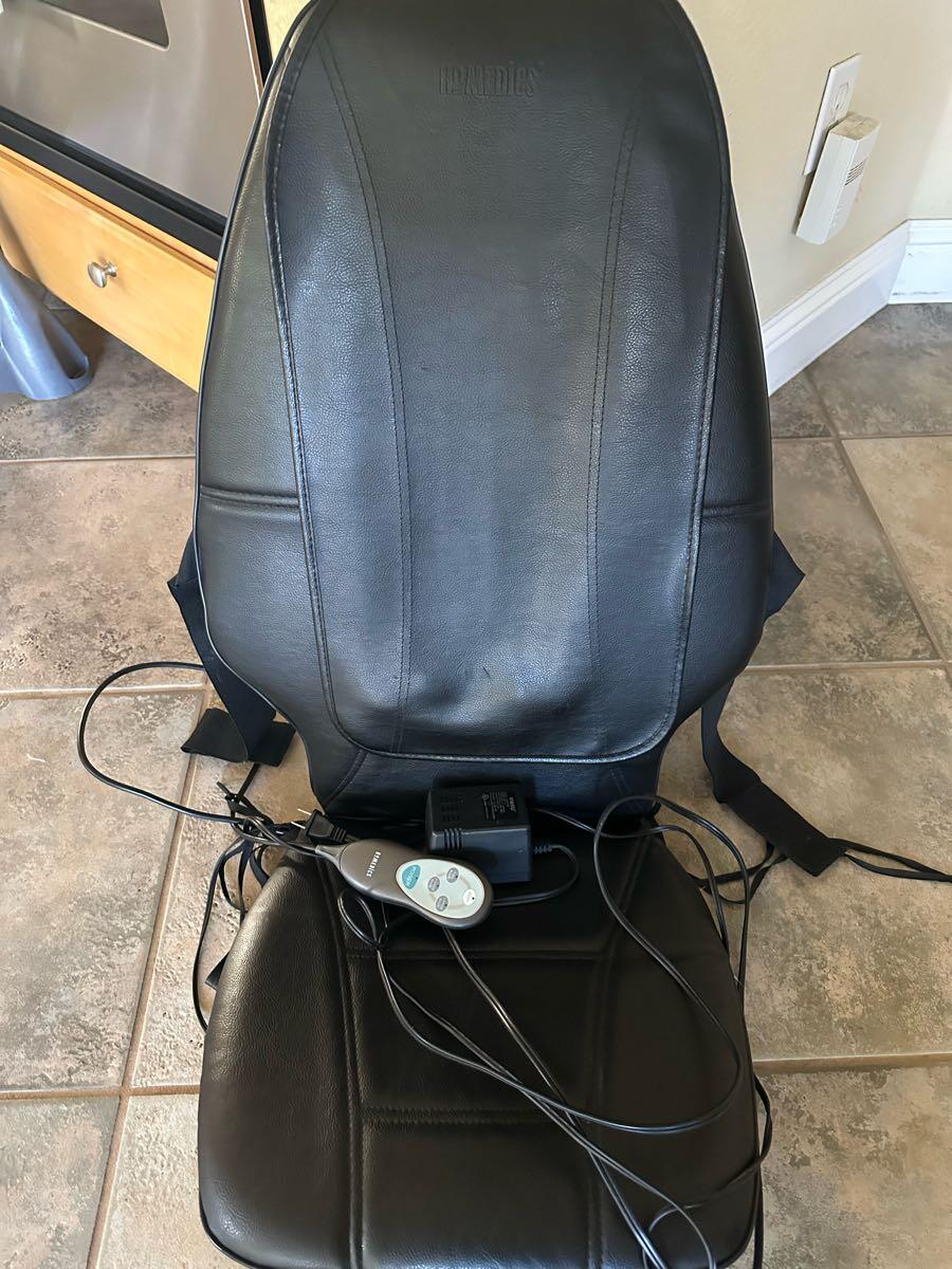Leather Home Medic Massage Chair DUAL SHIATSU MASSAGE ARGOS HoMedics