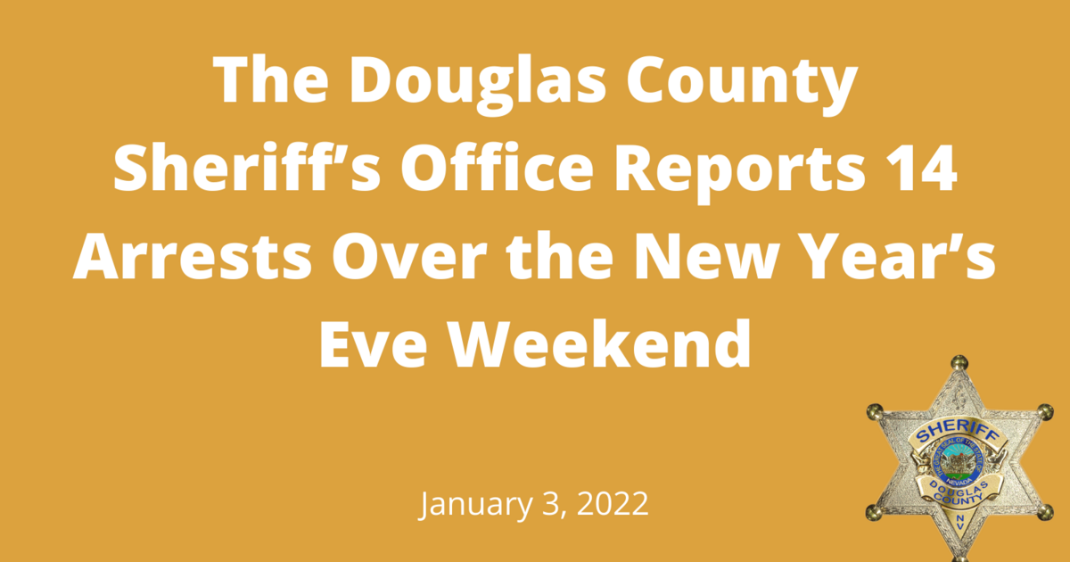 DCSO Press Release "The Douglas County Sheriff’s Office Reports 14 ...