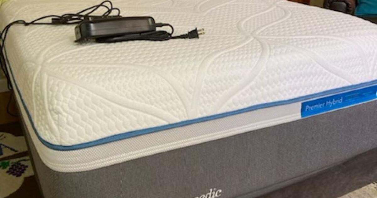 Sealy Posturepedic bed with electric raise/lower head and feet for Free
