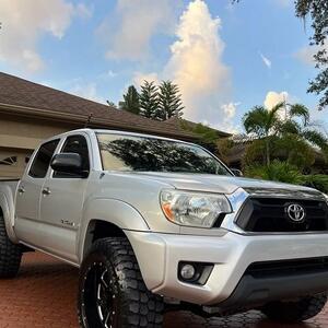 Silver Car Toyota Tacoma