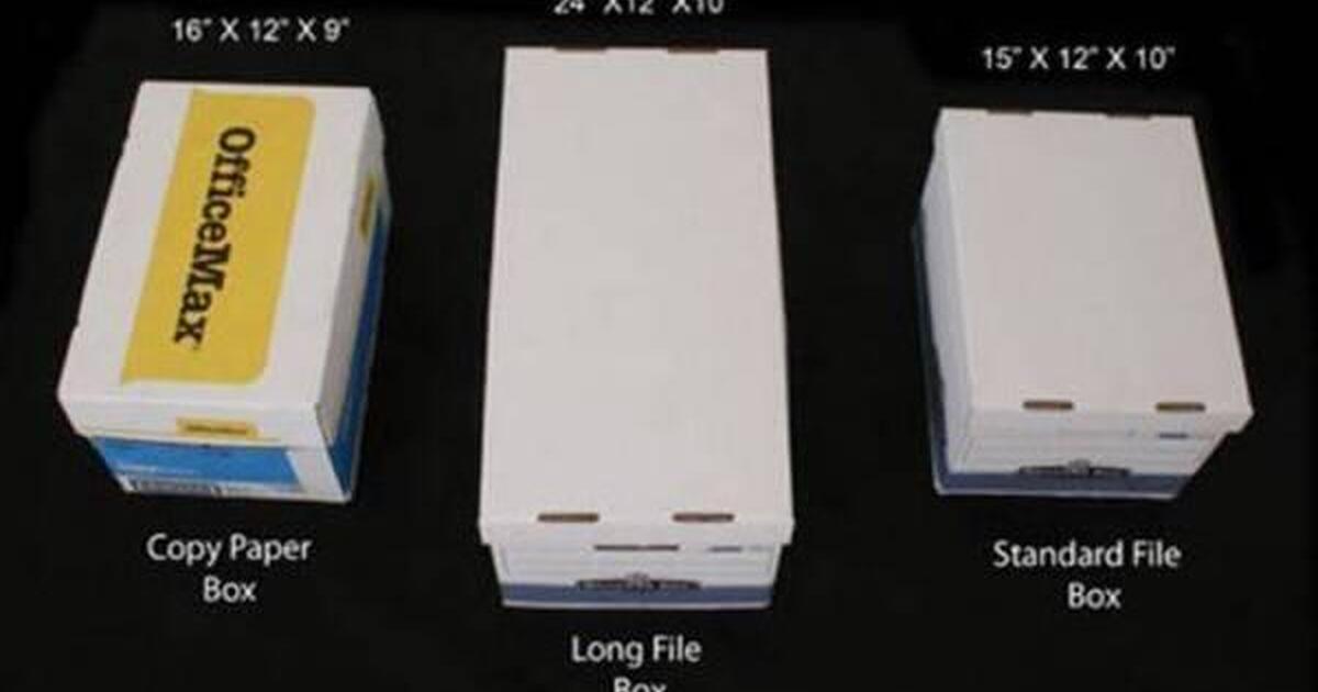 BANKER BOXES - small - medium - large for $1 in Burnsville, MN | For ...