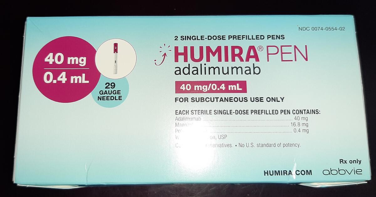 FREE Humira Citrate Free Injectible Pens UNOPENED (2) and Sharps