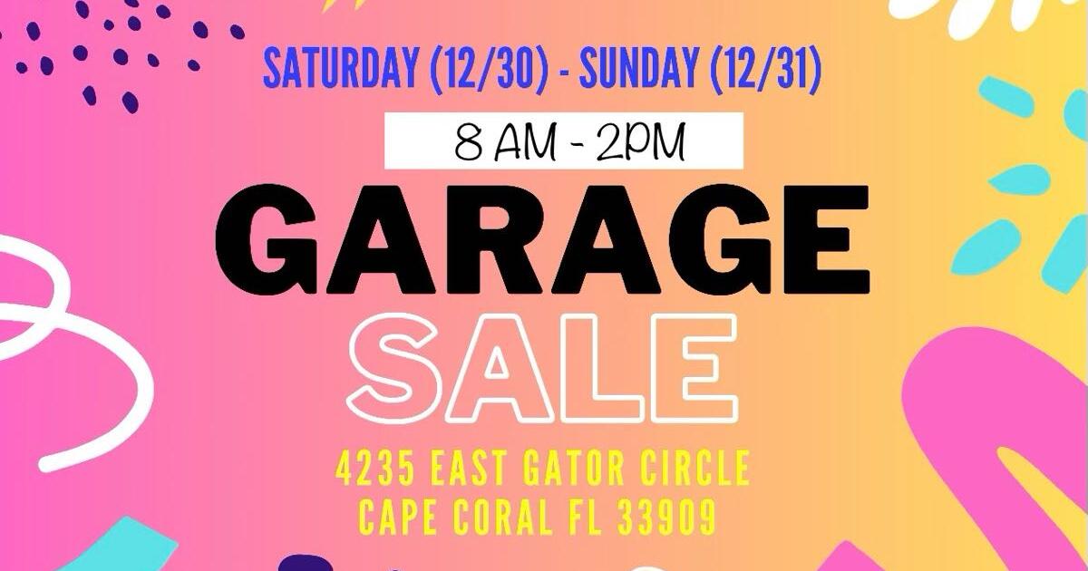 Garage Sale in Cape Coral for Free in Cape Coral, FL For Sale & Free