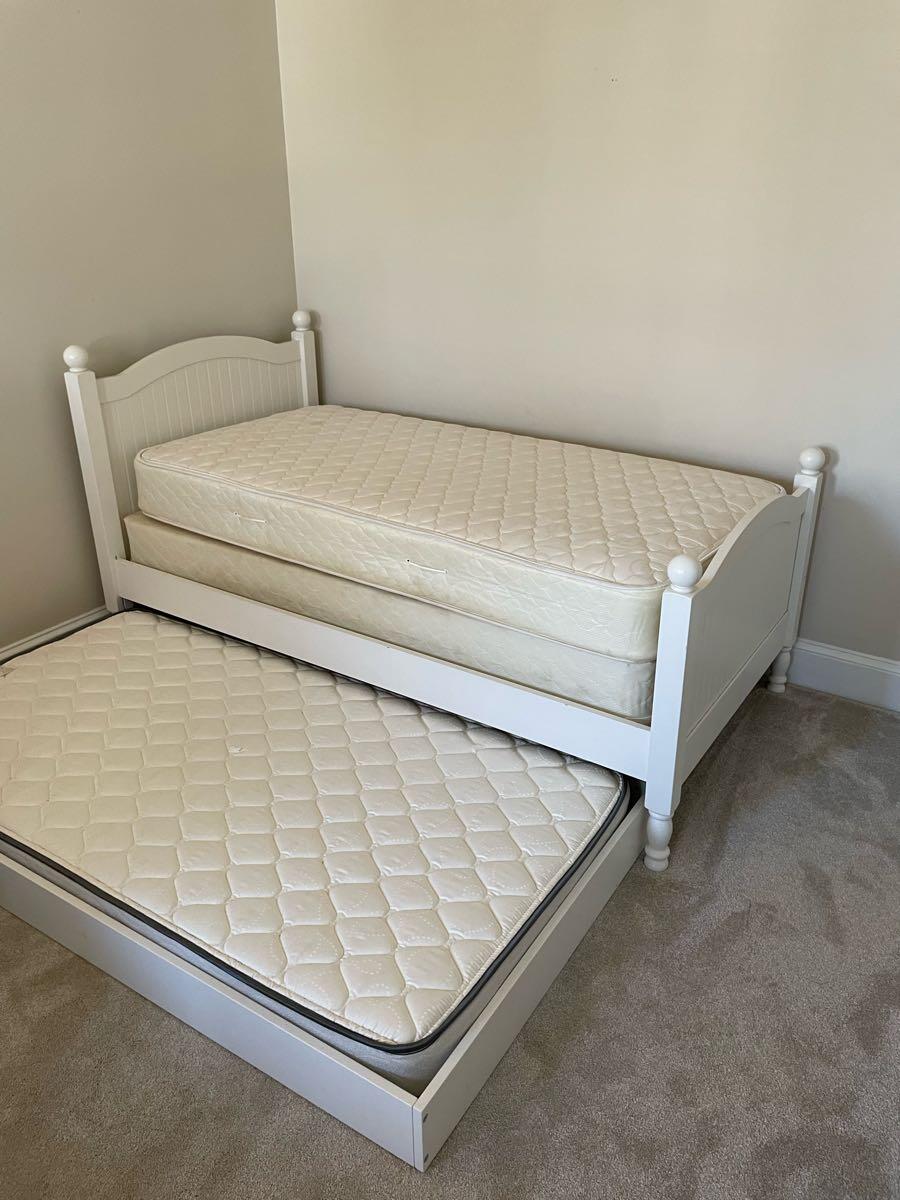 Pottery Barn Kids Catalina bed and trundle for 150 in Charlotte, NC For Sale & Free — Nextdoor