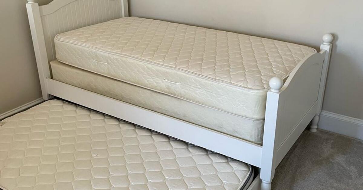 Pottery Barn Kids Catalina bed and trundle for 150 in Charlotte, NC For Sale & Free — Nextdoor