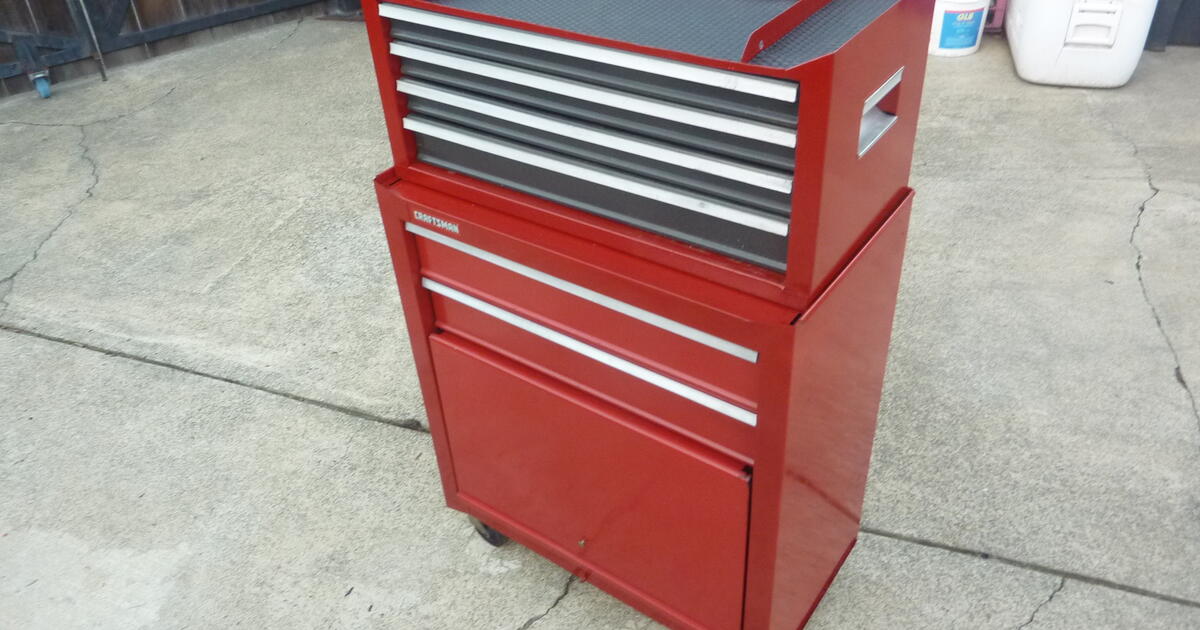 Craftsman 4 drawer top tray box and roll away tool chest for 150 in Napa, CA For Sale & Free