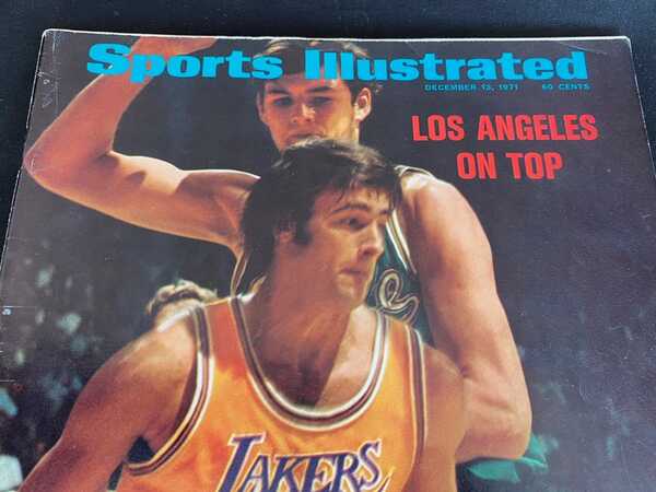Los Angeles Lakers Gail Goodrich Sports Illustrated Cover by