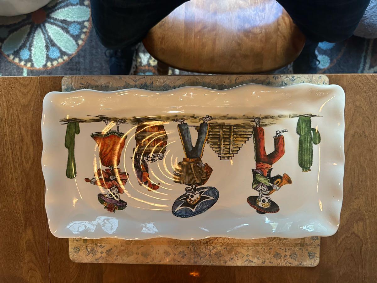 Decorative surfer platter