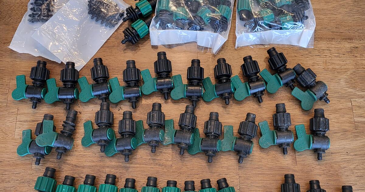 Drip irrigation system drip line and fittings for 60 in Parker, CO