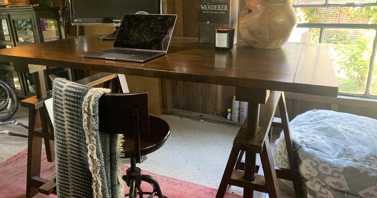 Dining, Drafting, Standing Desk & Table w/Stool by Pottery Barn for 300 in Mill Valley, CA