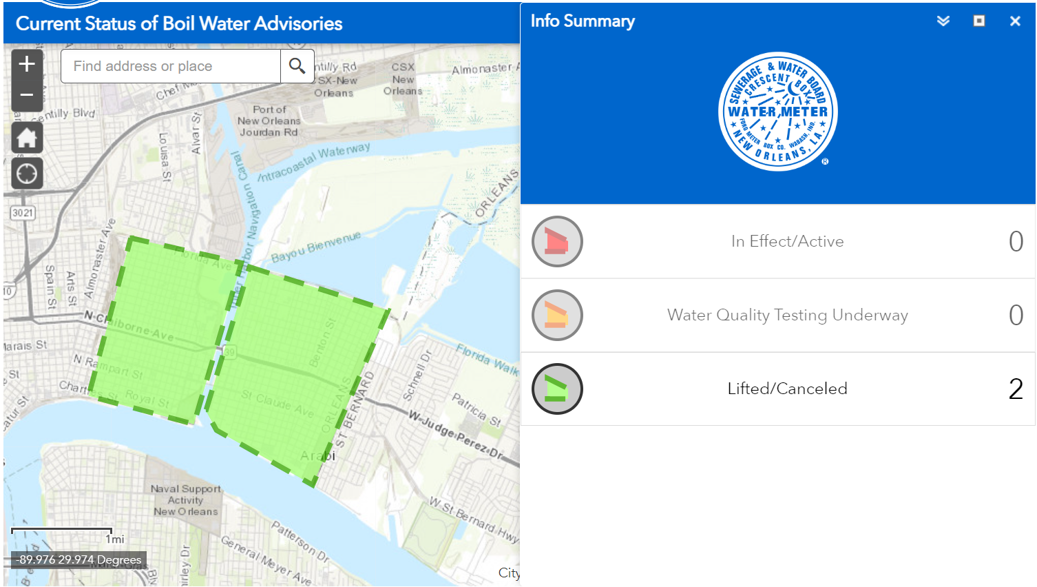 UPDATES FROM SWBNO: (Sewerage & Water Board of New Orleans) — Nextdoor ...