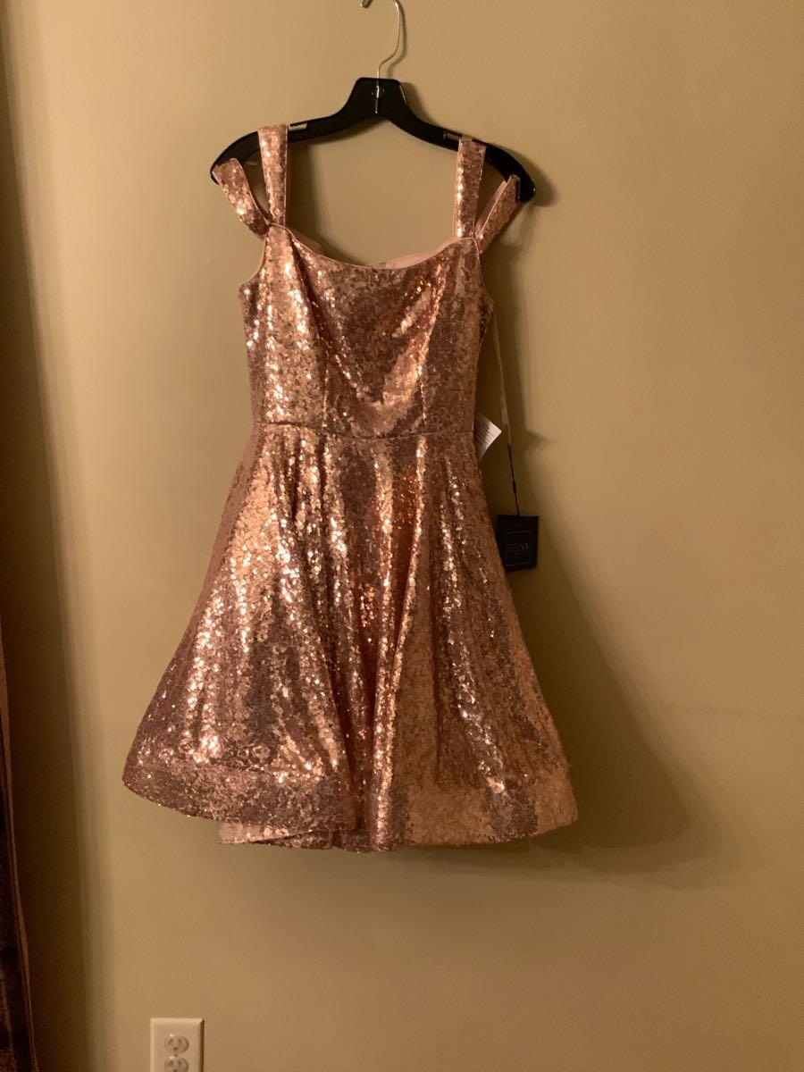 Rose Gold Sequin Dress