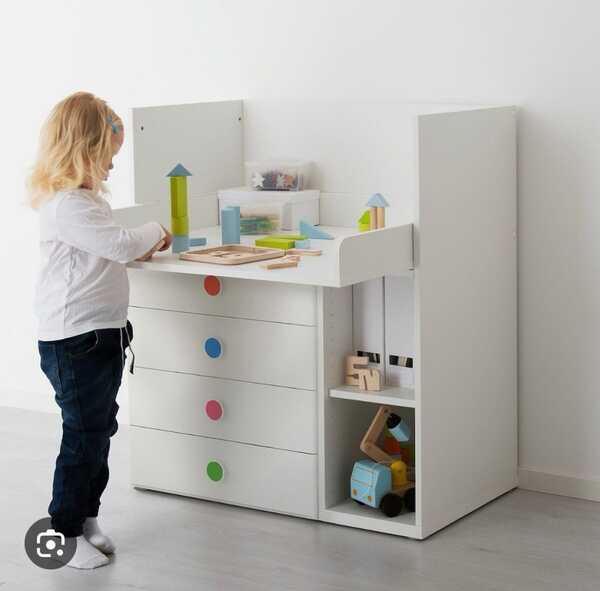 IKEA Changing Table Desk Smastad Stuva Folja For 120 In