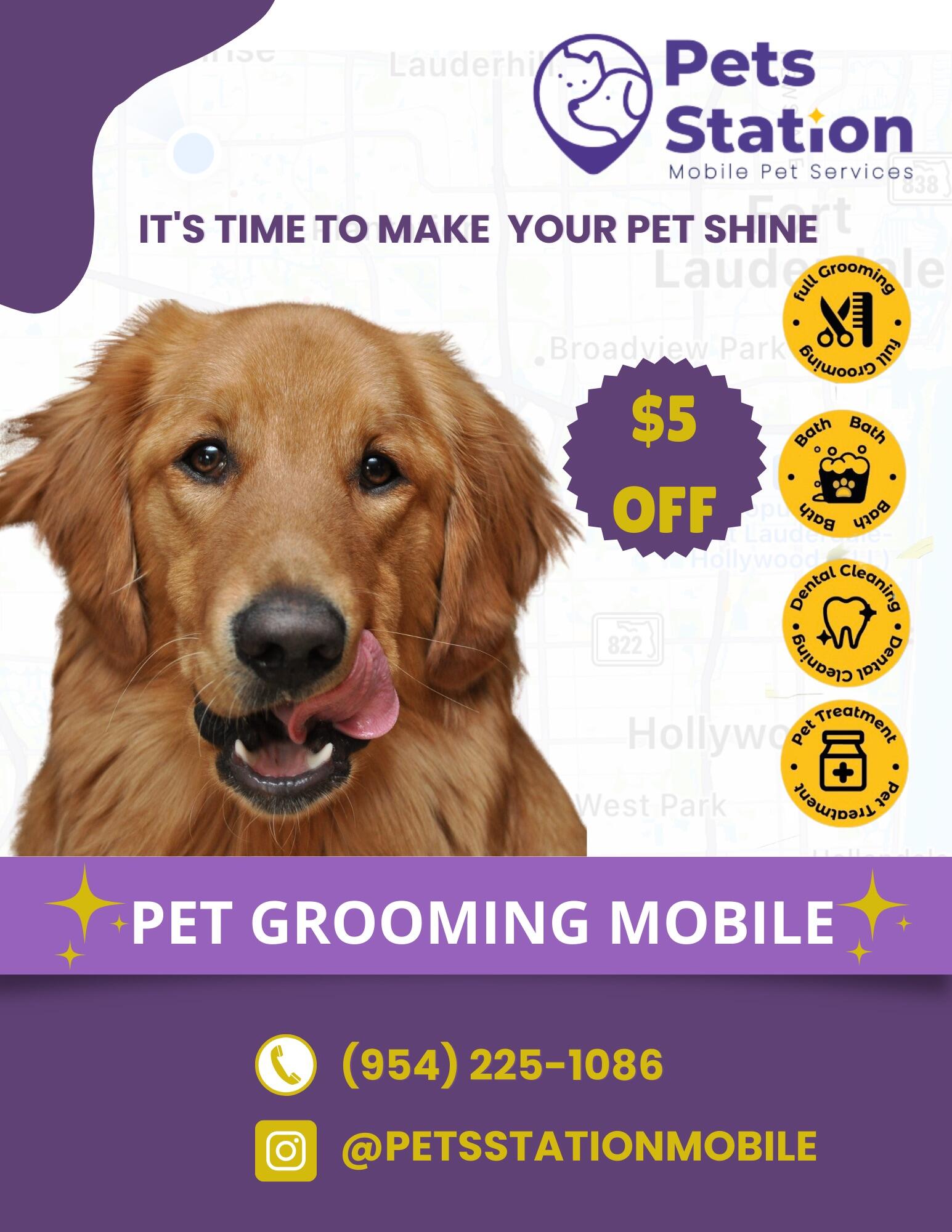 Mobile store pet shine