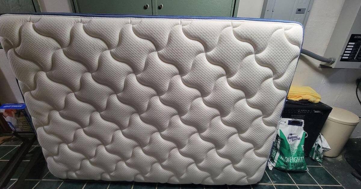 Full Size Mattress, Box Spring, and Bed Frame for 500 in Naperville