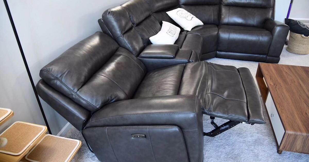 lauretta leather power reclining sofa