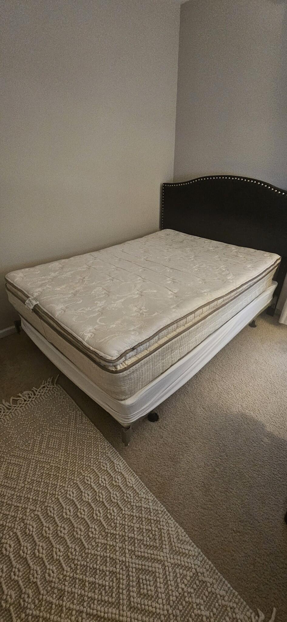 Full Serta Pillow top Mattress and Box Spring