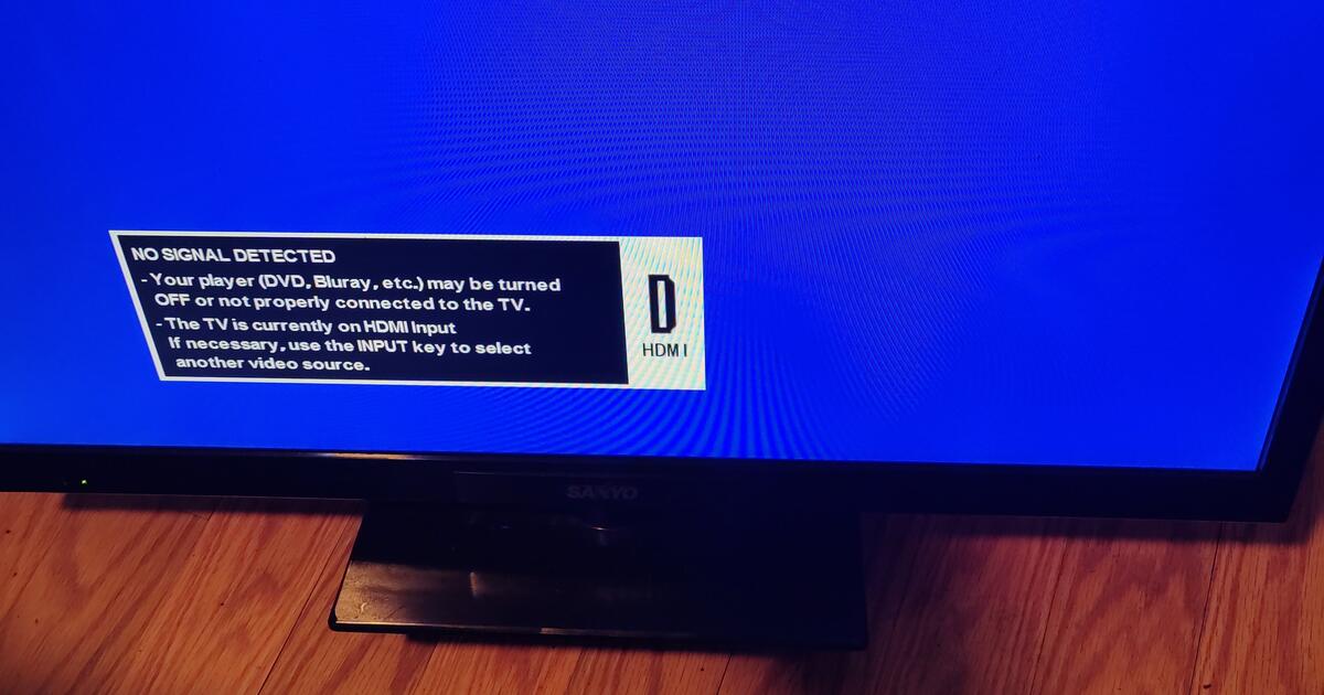 22 In Sanyo HDMI OR CABLE READY TV for 10 in Tampa, FL For Sale & Free — Nextdoor