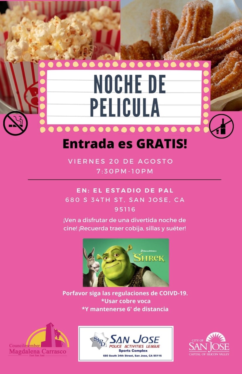 Movie Night: Shrek! | Noche de Cine: Shrek! (San José City Council ...