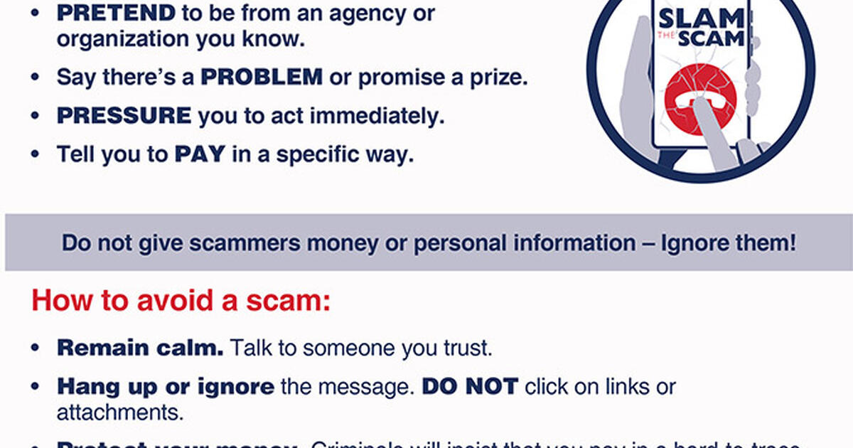 March 7 is National Slam The Scam Day, which was started by the Social