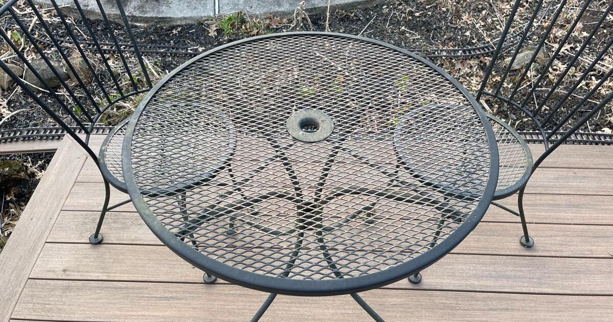 Wrought Iron Bistro Set PENDING for 25 in West Chester, PA For