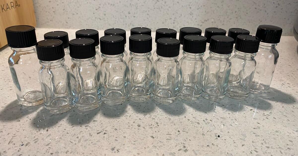 Little glass bottles with caps for Free in Portland, OR For Sale