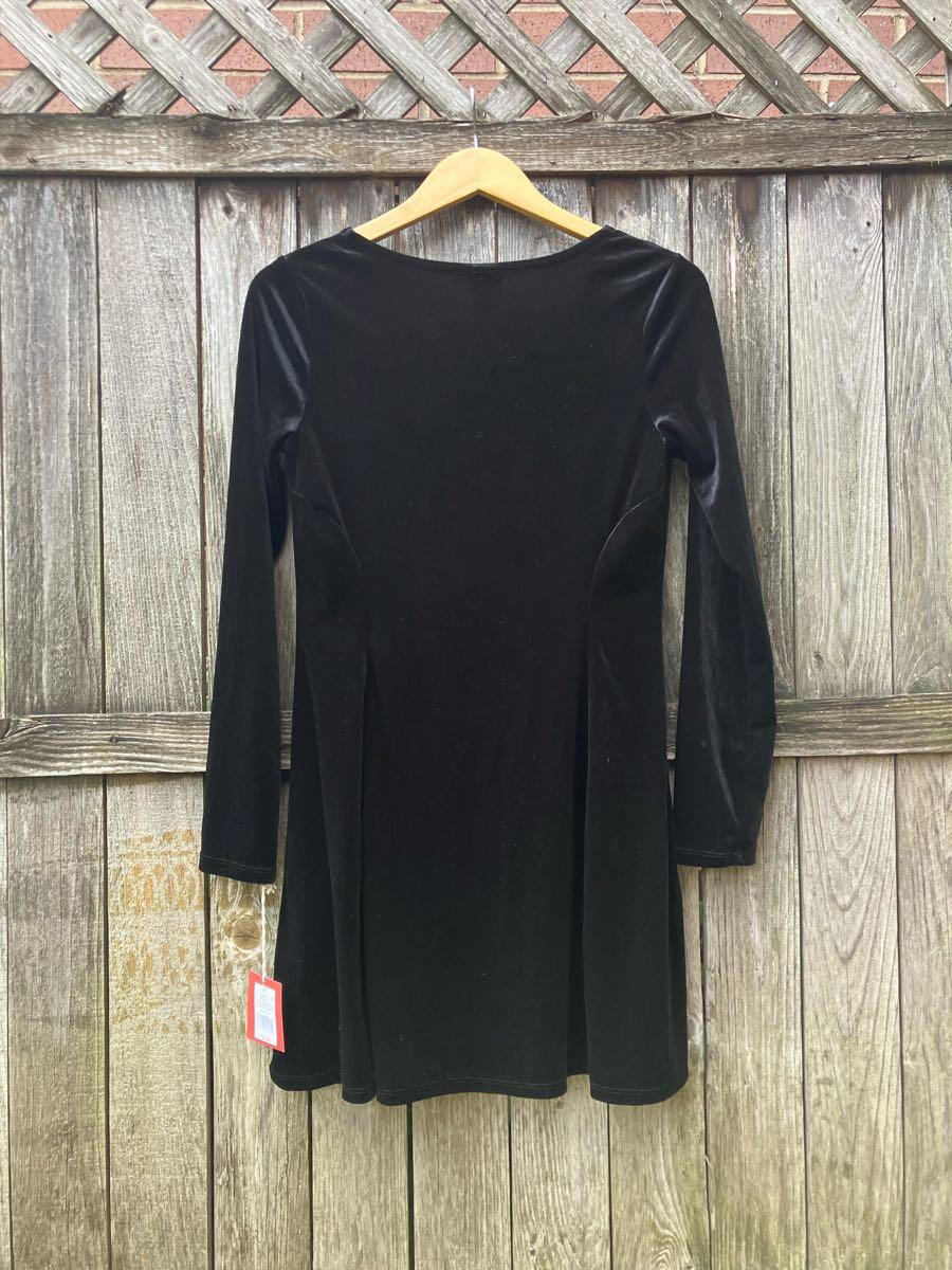 mossimo long sleeve dress Mossimo Women's Multicolor Polyester V-Neck Long Sleeve Knee Length Dress  Size M