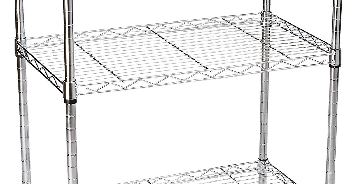 FREE Amazon Basics 3 Shelf Adjustable Shelving for Free in Woodland