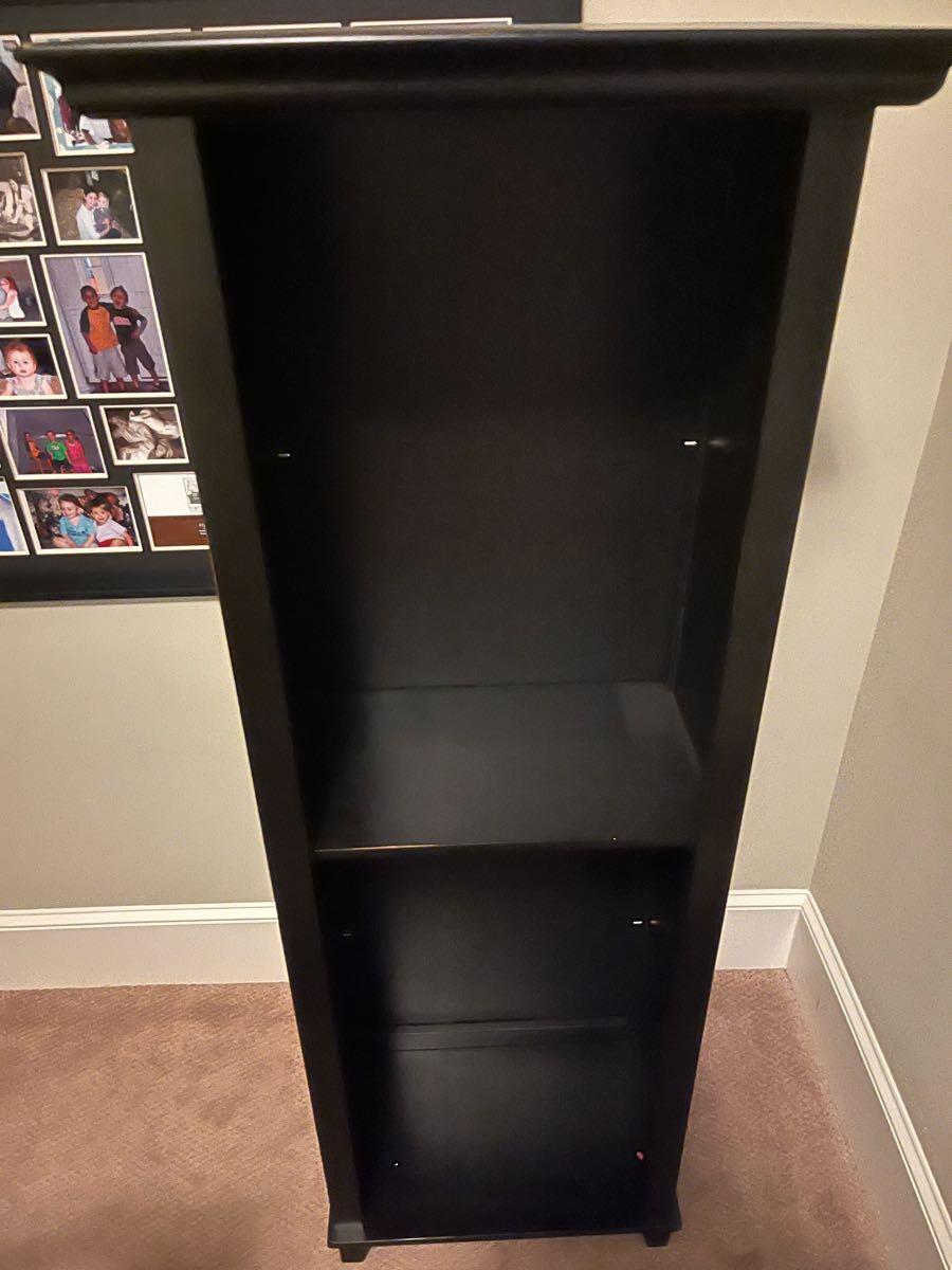 Black Wooden Bookshelf