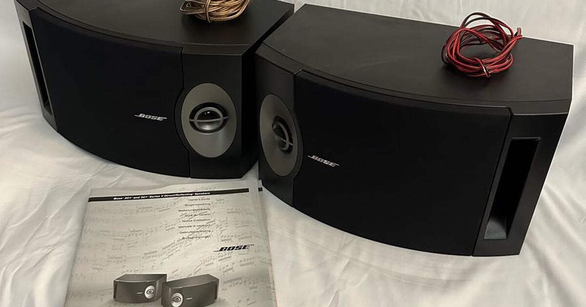 Bose 201 Series V Direct/Reflecting Bookshelf Speaker Pair for 70 in