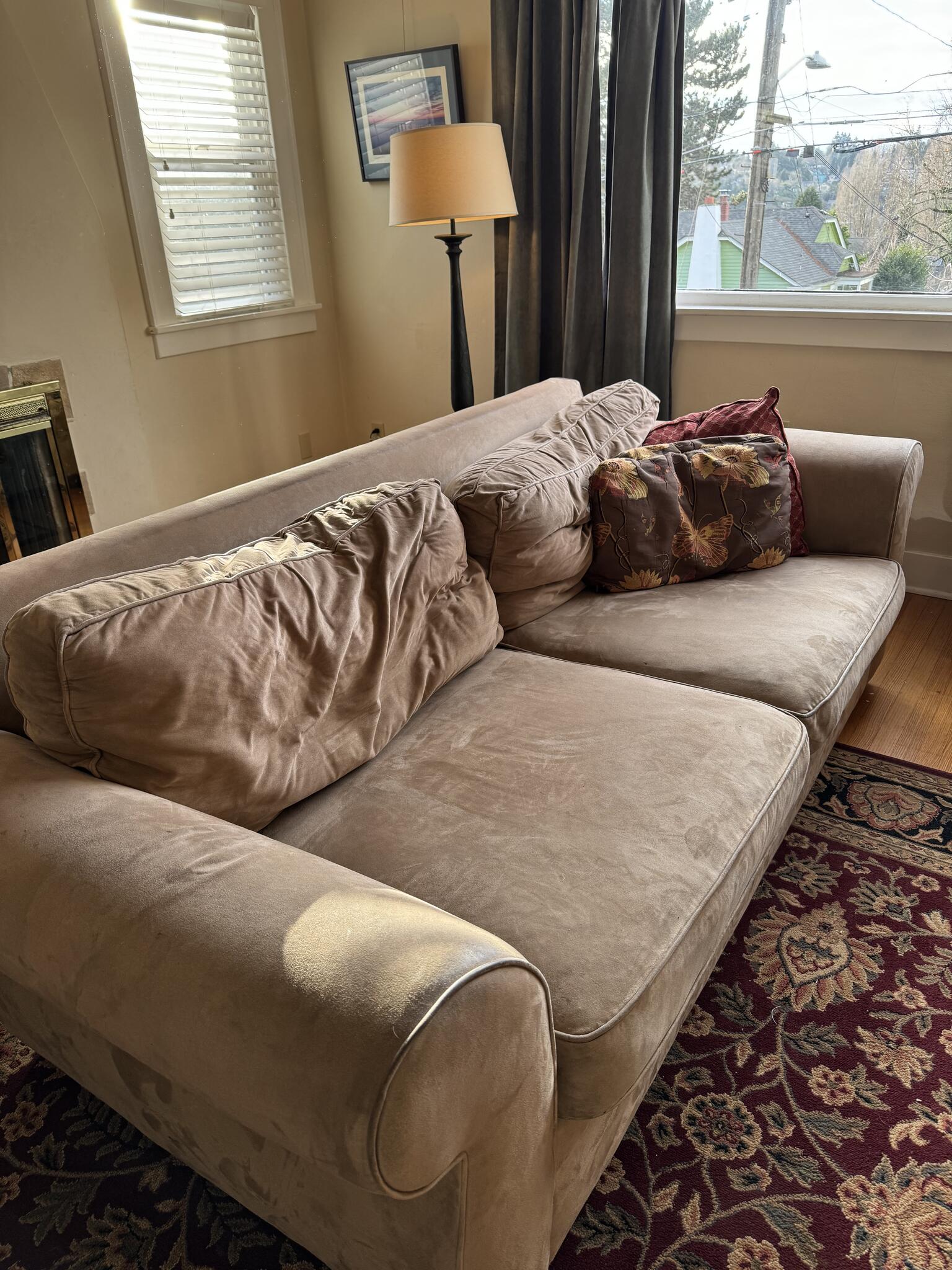 PENDING Pottery Barn Sofa + Chair for Free in Seattle, WA For Sale