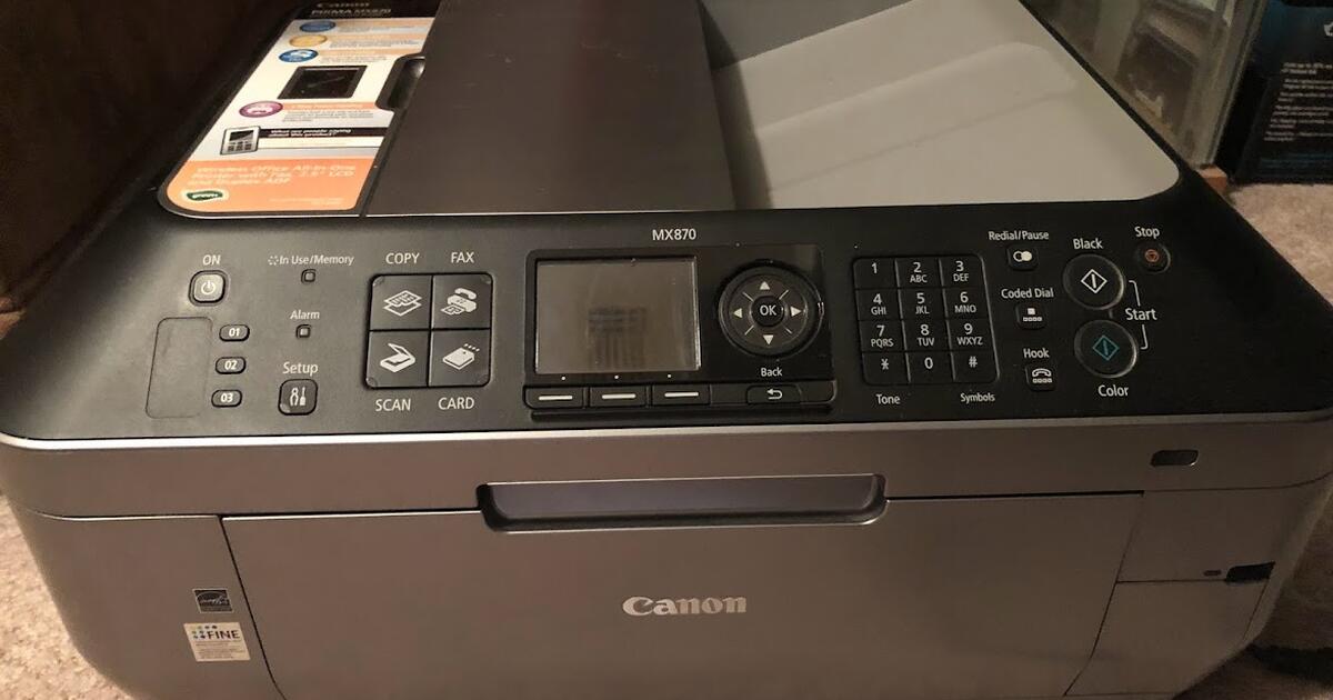 Canon PIXMA MX870 Wireless Office AllinOne Printer for 40 in