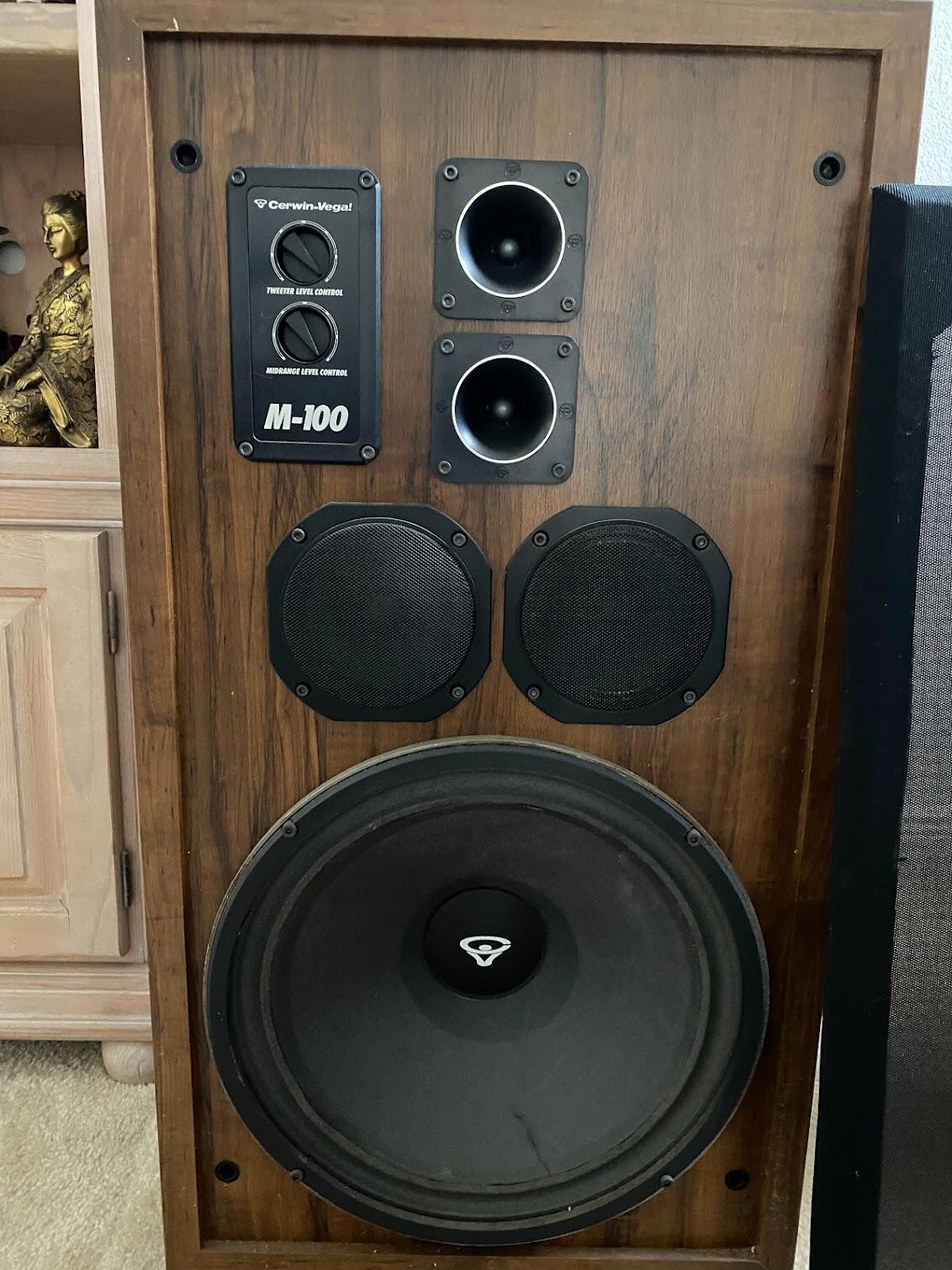 cerwin vega m 100 speakers