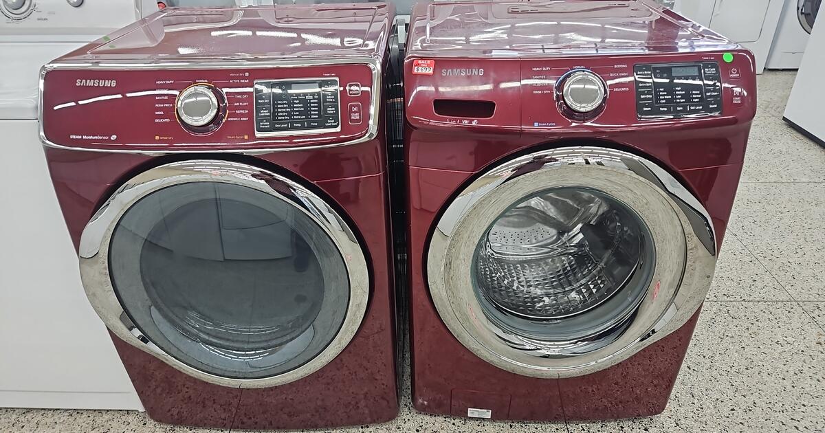 Samsung Washer & Dryer Set, Refurbished, 60 Days Warranty for 599 in