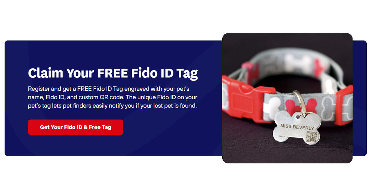 Free fido alert tag also free shipping for free in titusville fl