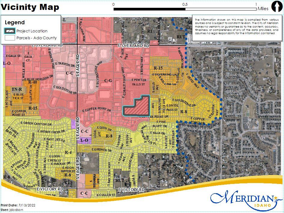 Planning and Zoning Commission Public Hearing Notice for Cobalt Point