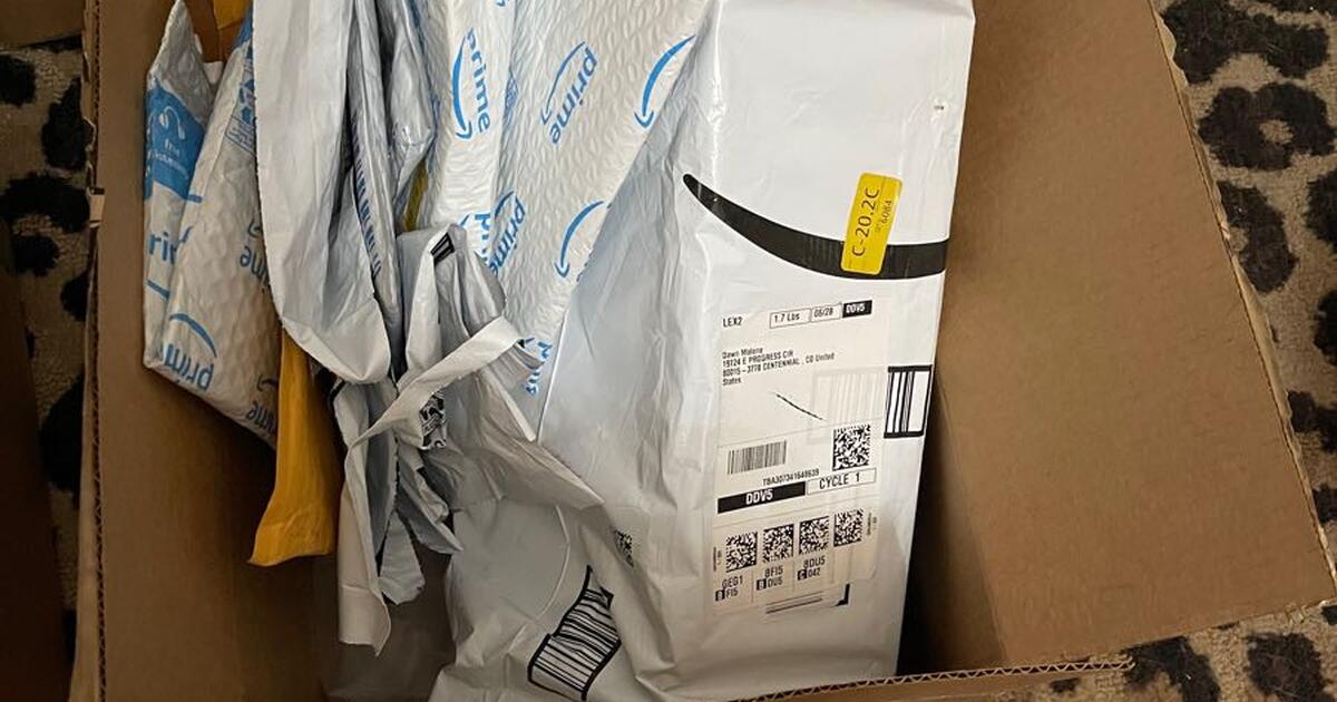 Free box of Amazon mailing envelopes to reuse. for Free in Centennial