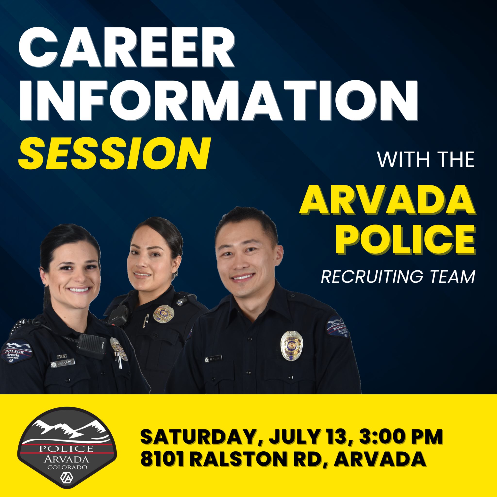 Have you ever thought about a career in law enforcement? (Arvada Police ...