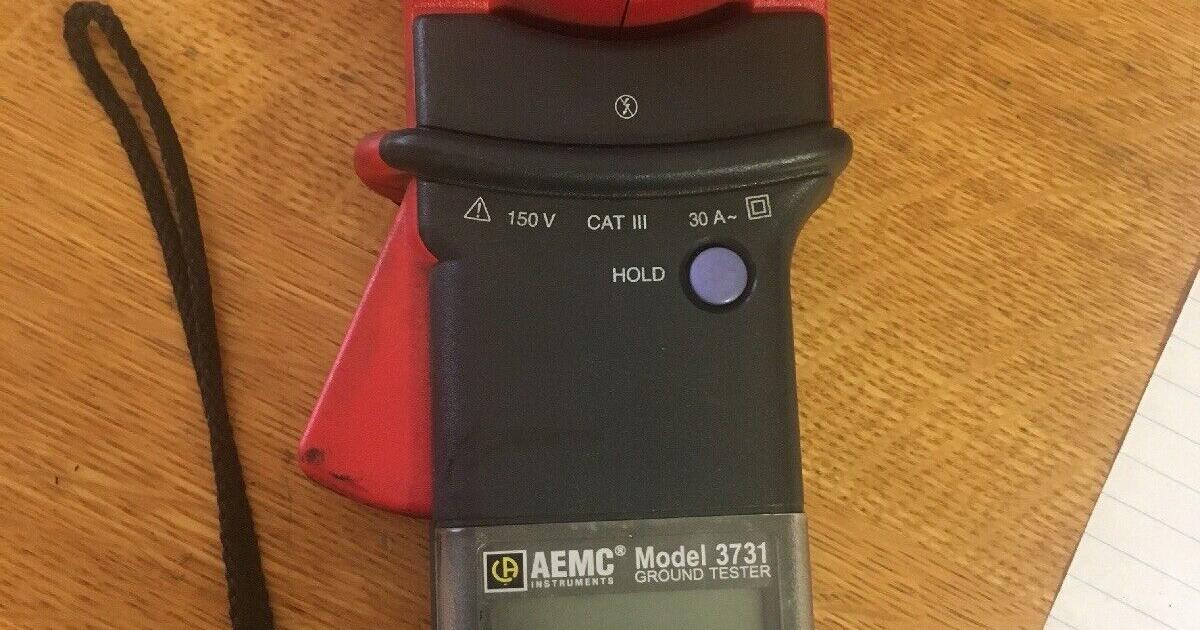 AEMC Model 3731NIB ClampOn Ground Resistance Tester for 20 in Pahrump, NV For Sale & Free
