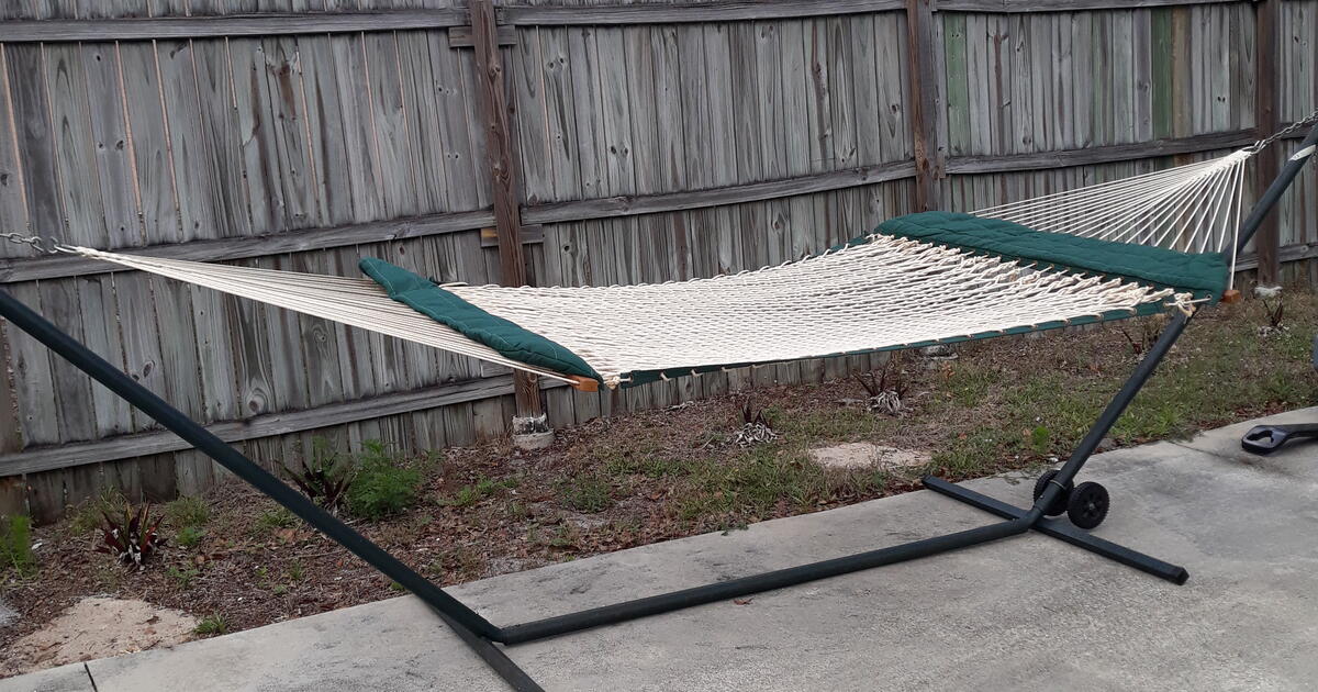 Hammock with stand portable with wheels for 90 in Cocoa, FL Finds
