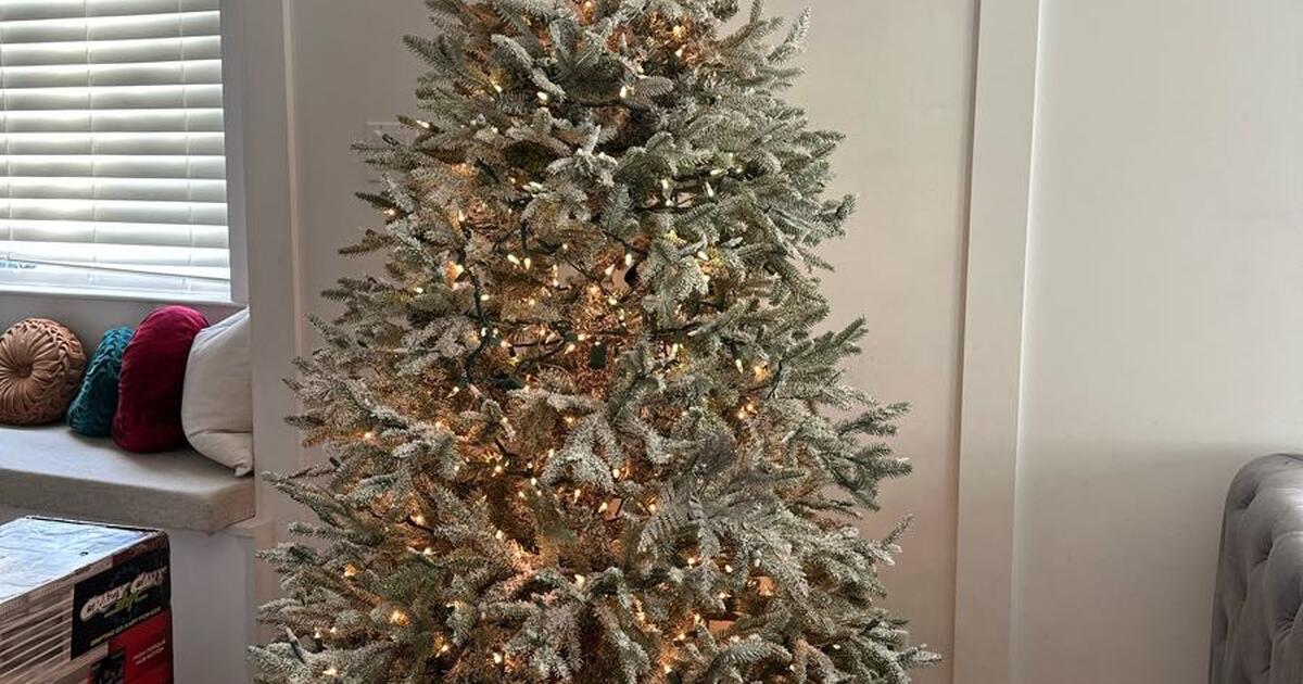 Balsam Hill Pre-lit Artificial Christmas Tree for $100 in Hawthorne, CA